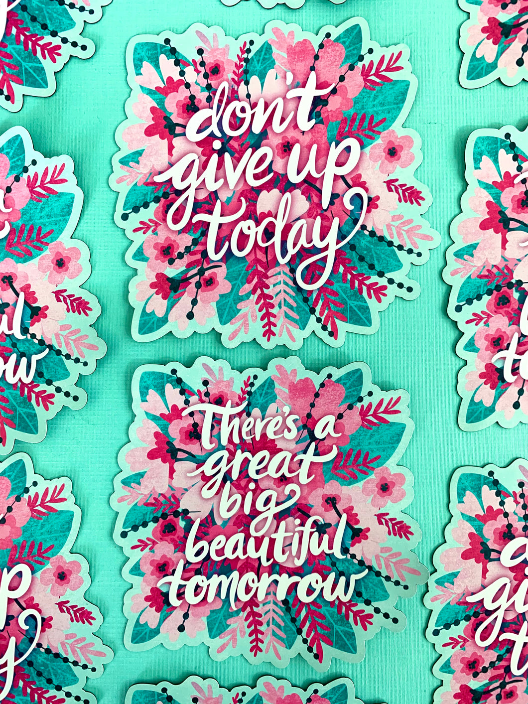 Floral Quote Magnet (2 Options)