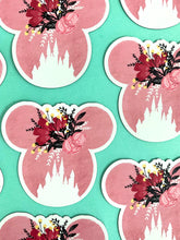 Load image into Gallery viewer, Floral Castle Sticker or Magnet
