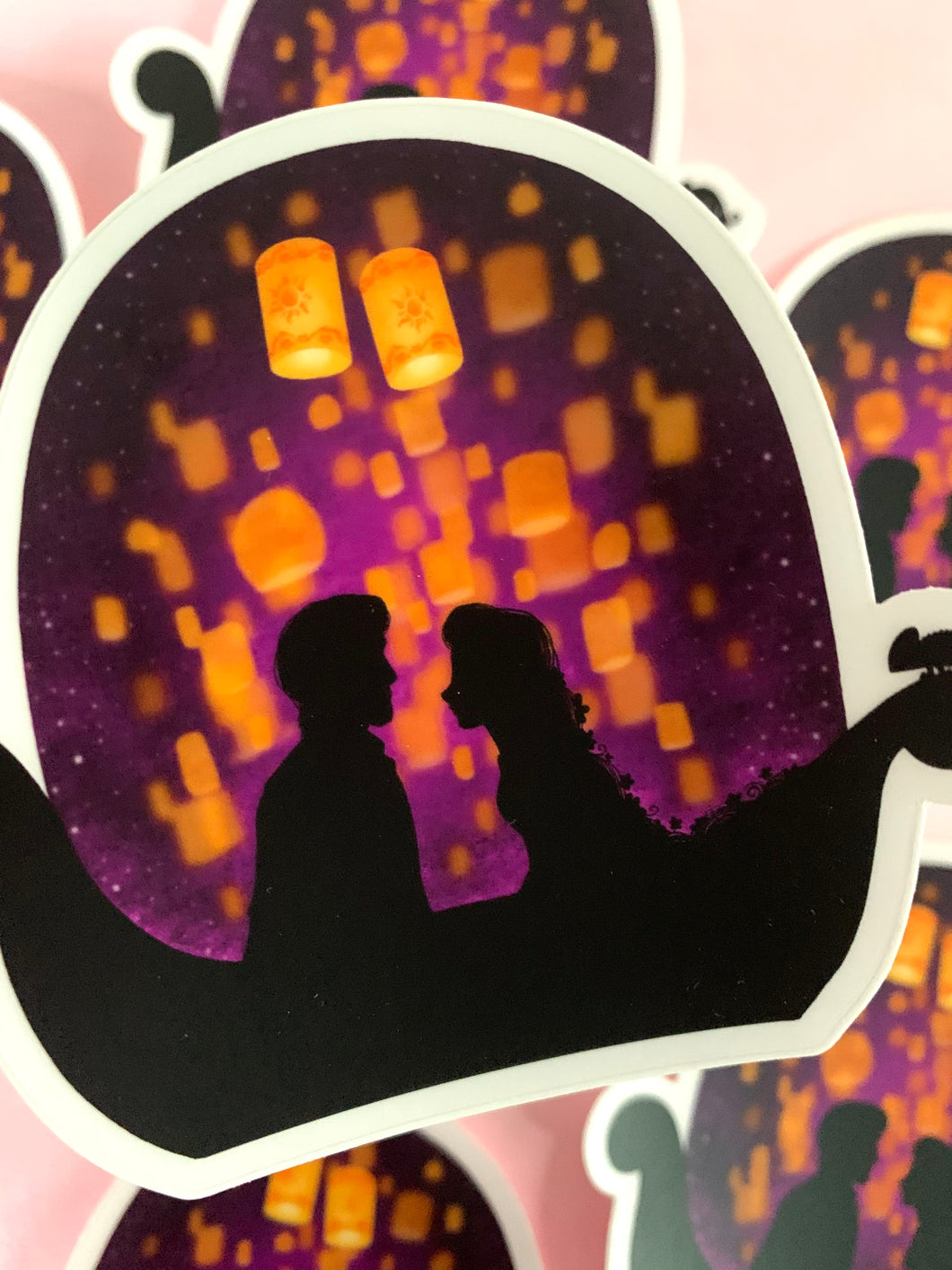 Lanterns & Boat Sticker