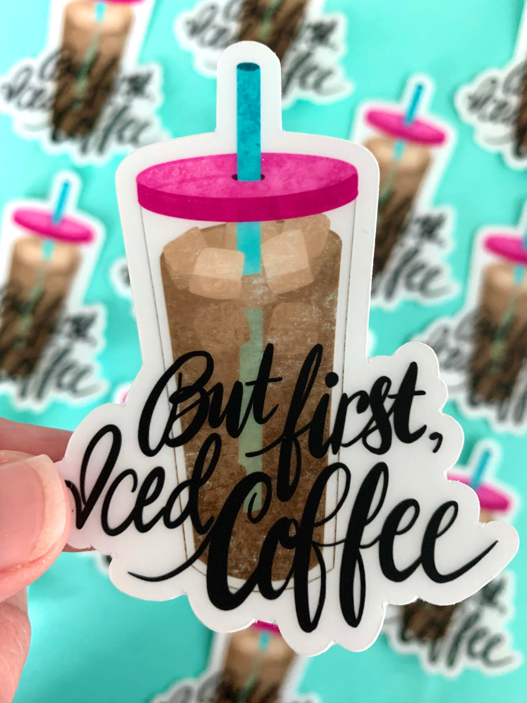 Iced Coffee Sticker