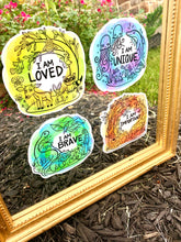 Load image into Gallery viewer, Kid’s Affirmation Mirror Clings
