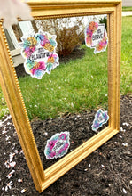 Load image into Gallery viewer, Floral Positive Affirmation Mirror Clings
