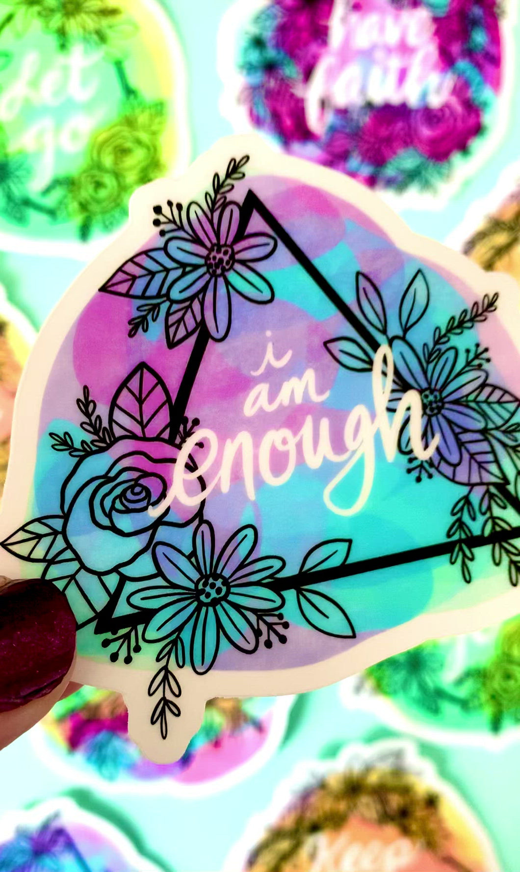 I Am Enough Sticker