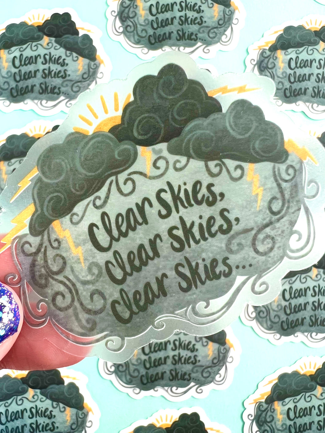 Clear Skies Sticker