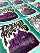 Load image into Gallery viewer, Purple Haunted House Sticker
