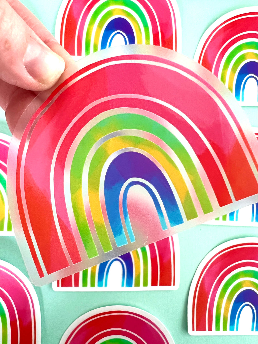 Tie Dye Rainbow Sticker