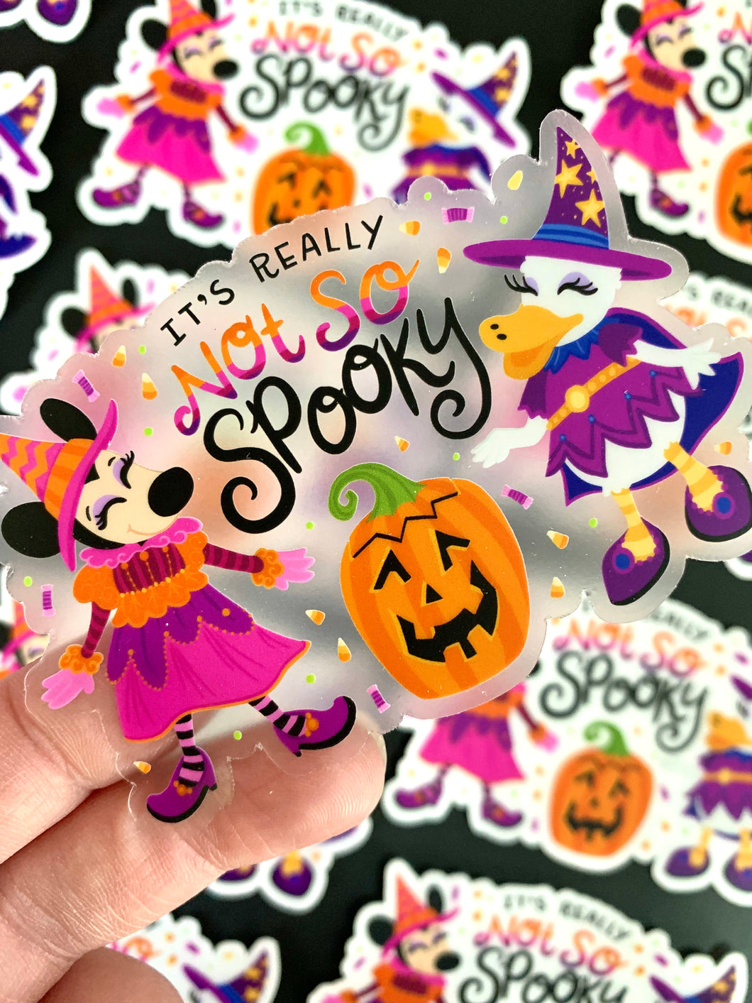 Not So Spooky Sticker or Magnet