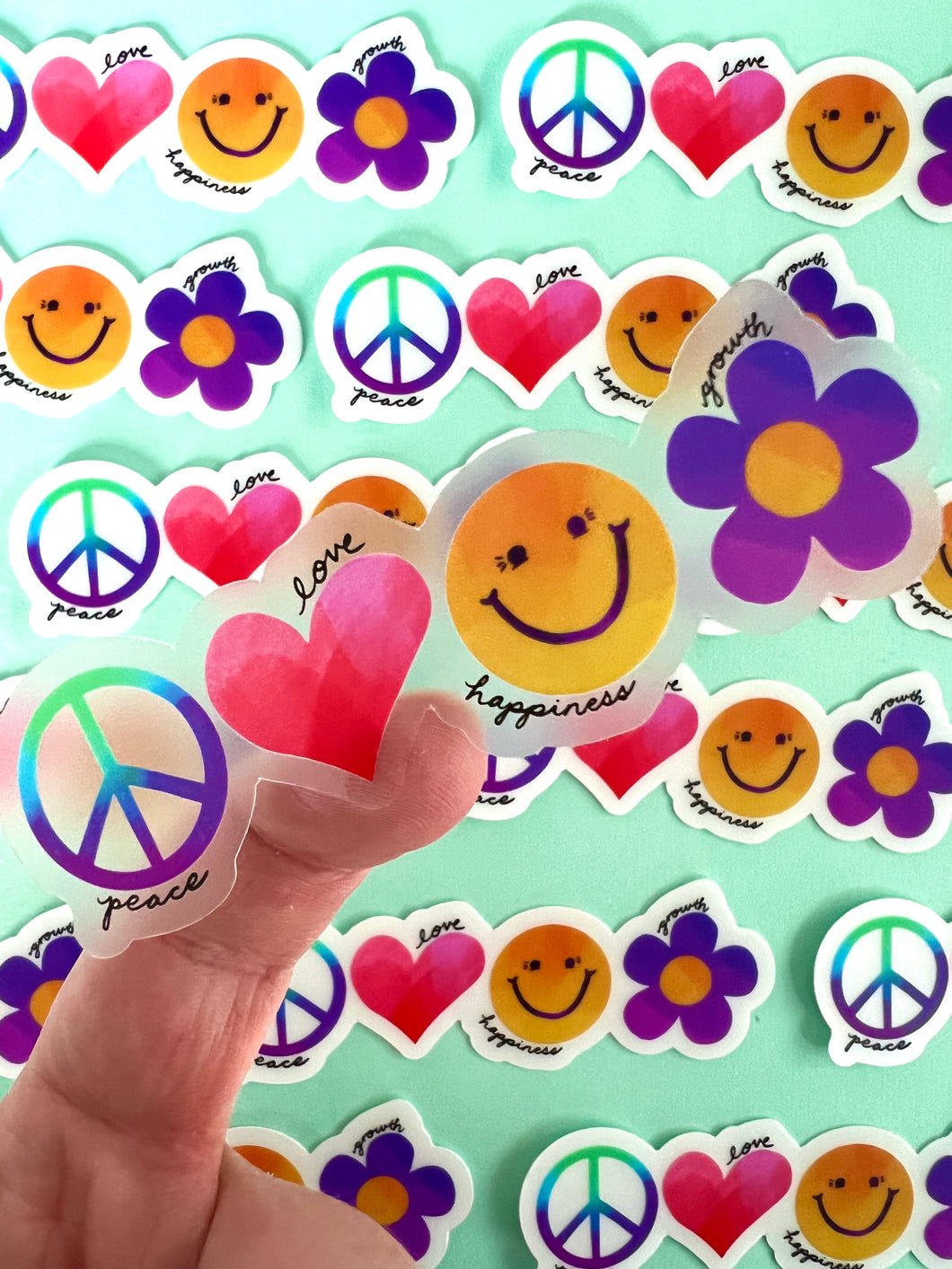 Peace Love Sticker