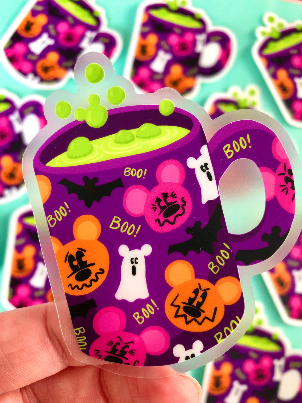 Spooky Bubbling Mug Sticker