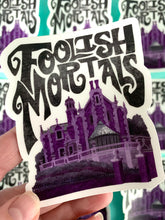 Load image into Gallery viewer, Purple Haunted House Sticker
